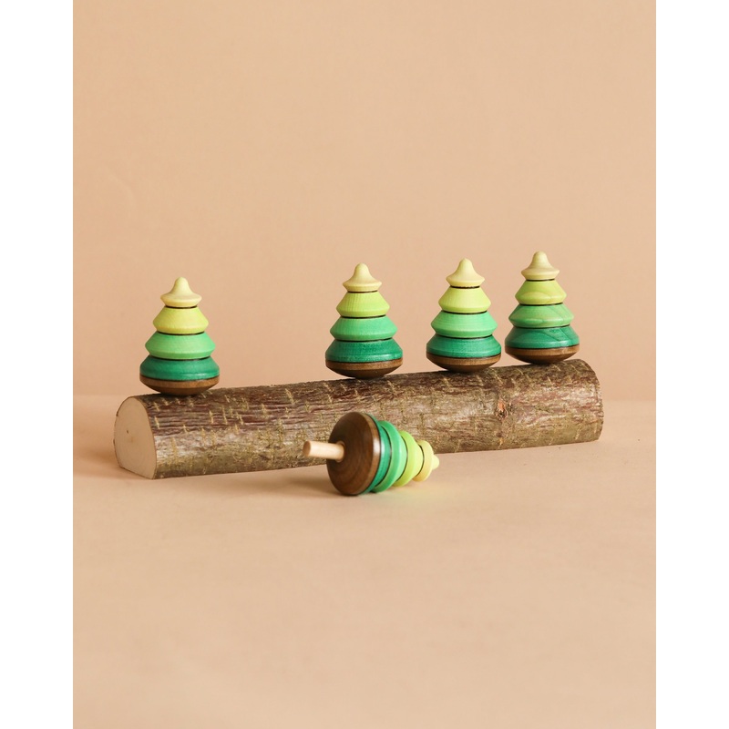 Mader Spinning Tree Top Forest On Trunk
