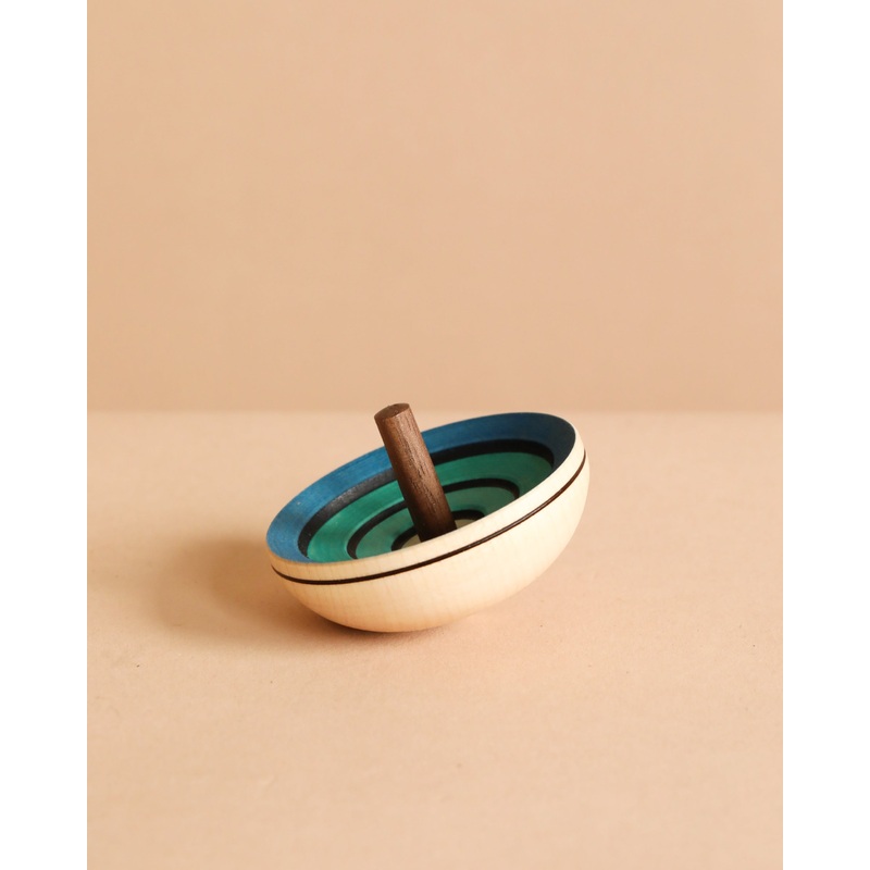 Mader UFO Flora Spinning Top - Blue