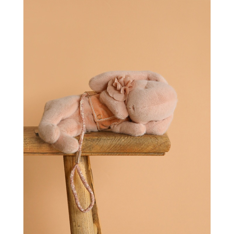 Maileg Plush Sleeping Bunny With Harness