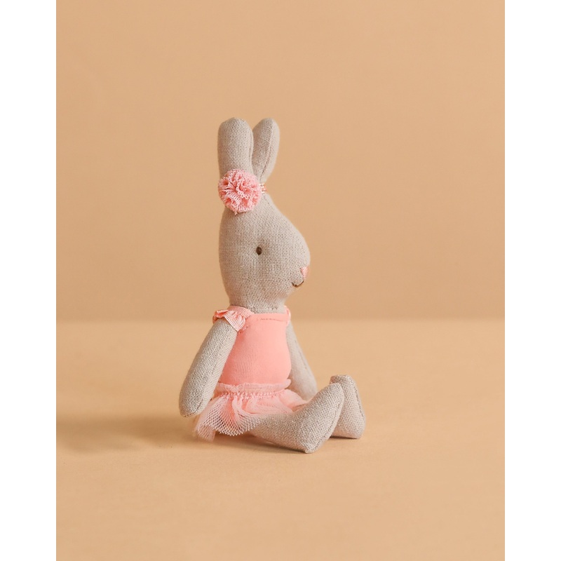 Maileg Rabbit, Micro - Ballet Suit And Skirt, Rose