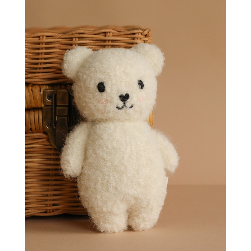 Cuddle + Kind Baby Boucl Bear - Ivory