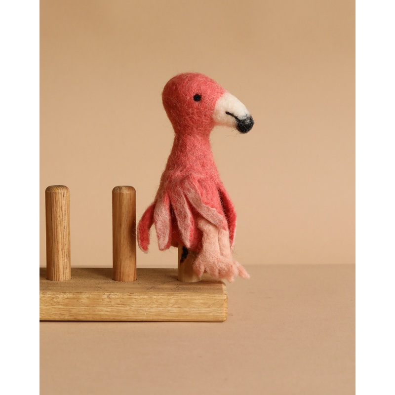 Flamingo Finger Puppet