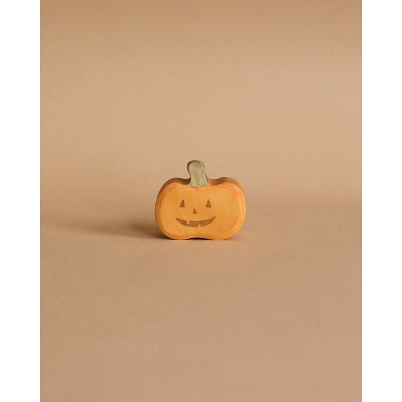 Handmade Wooden Happy Jack-O-Lantern By Eric & Albert