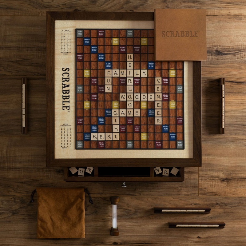 Heirloom Board Game: Scrabble with Rotating Game Board