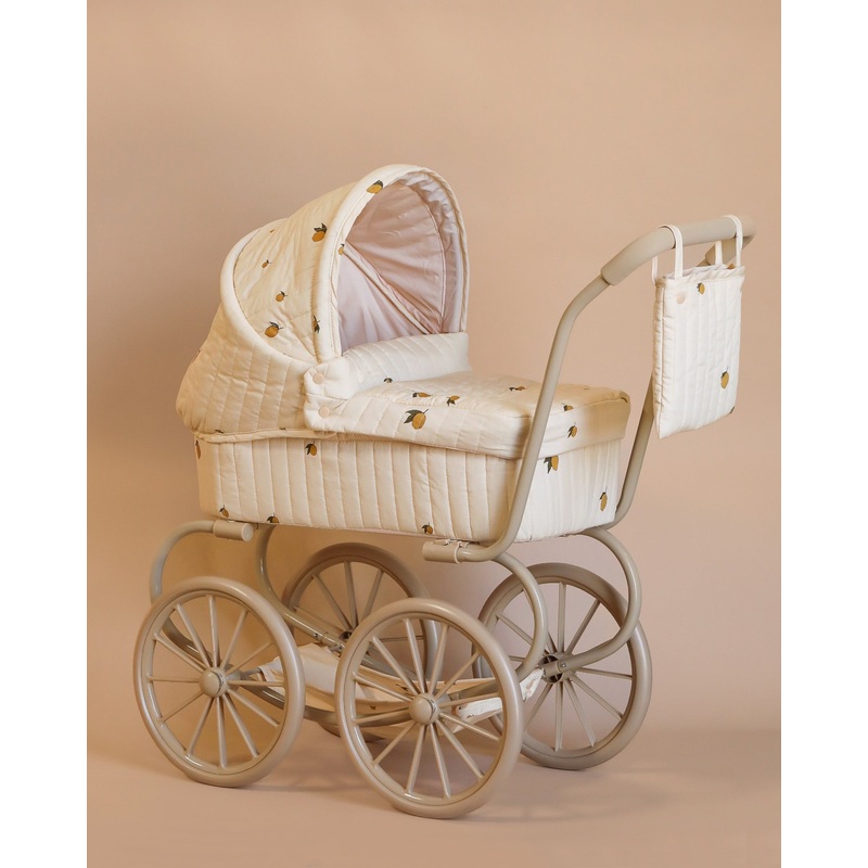 Konges Sloejd Mini Doll Pram - Lemon