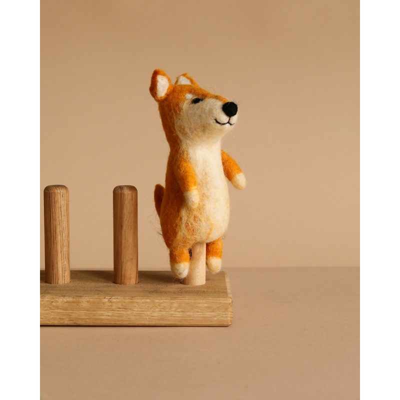 Shiba-Inu Dog Finger Puppet