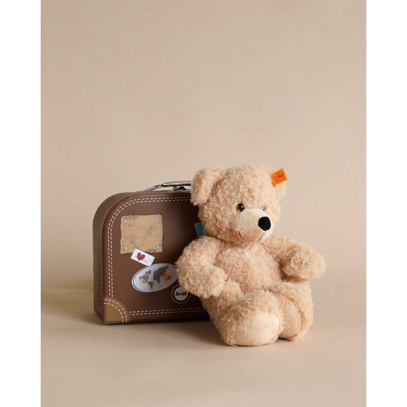 Steiff, Fynn Teddy Bear in Suitcase