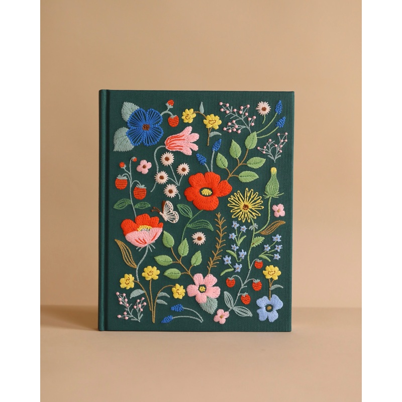 Strawberry Fields Embroidered Sketchbook