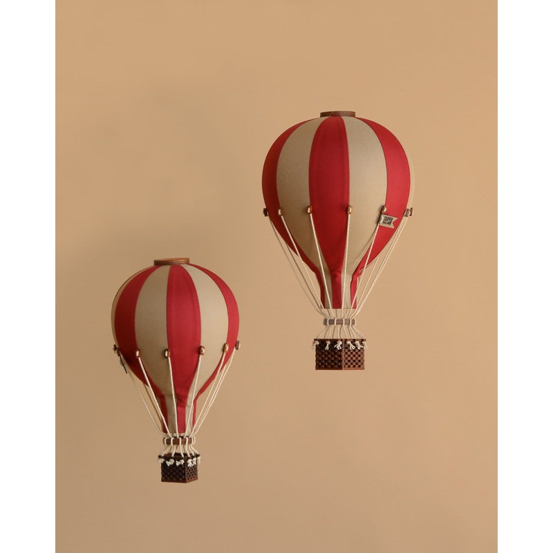 Hot Air Balloon - Burgundy