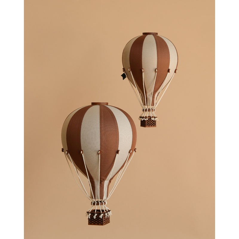Hot Air Balloon - Dark Brown