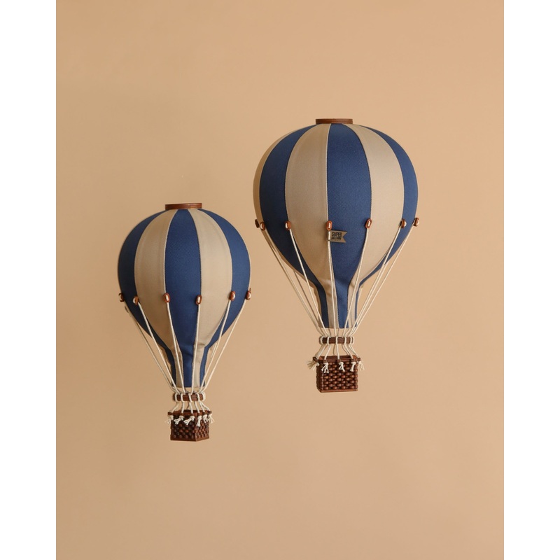 Hot Air Balloon - Navy Blue