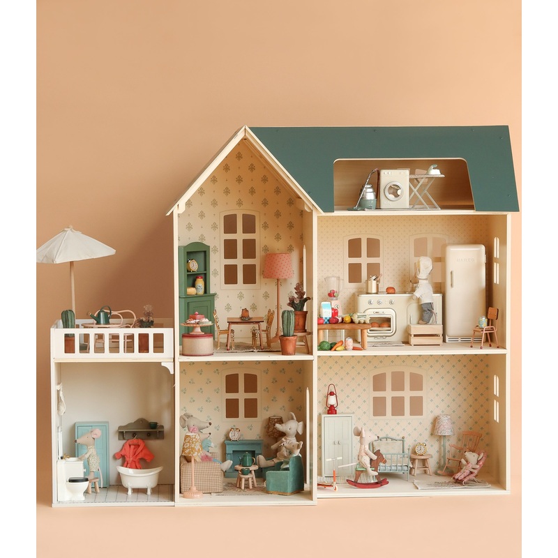 Maileg Fully Furnished Dollhouse Set + Surprise Gift