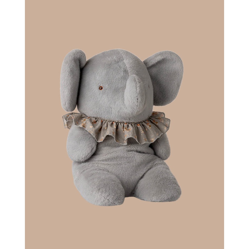 PRE-ORDER: Maileg Elephant Plush, Big - Blue/Grey (Estimated Ship Date: Late November)