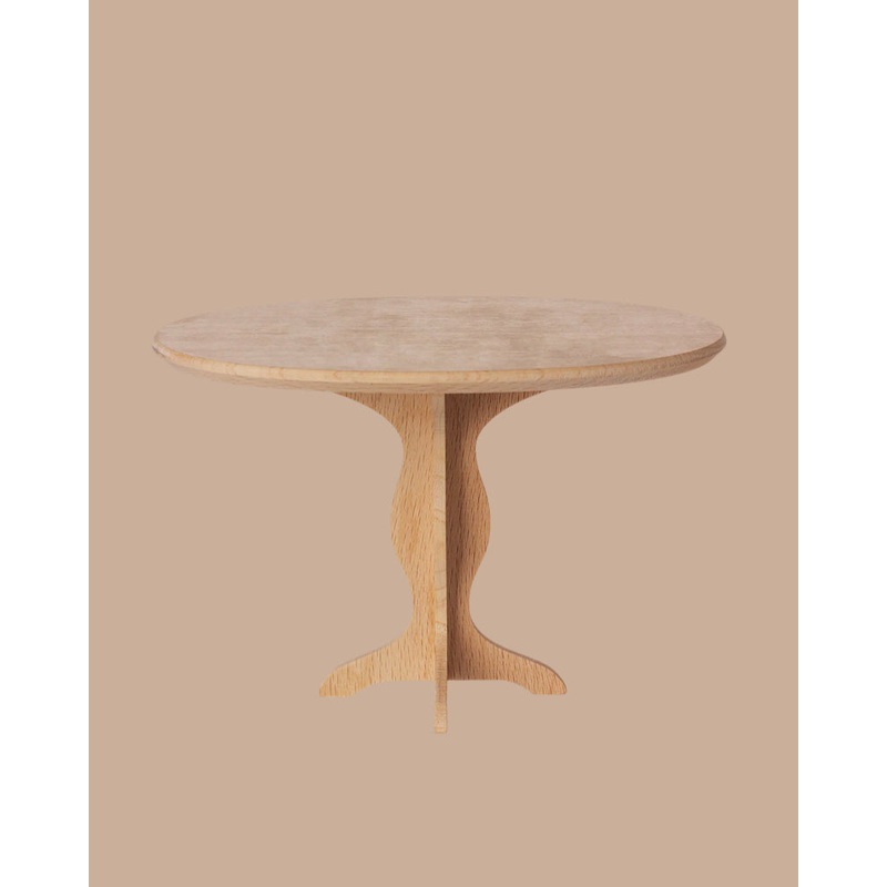 PRE-ORDER: Maileg Oval Table, Mini - Nature (Aprox. Ship Date: Early October)