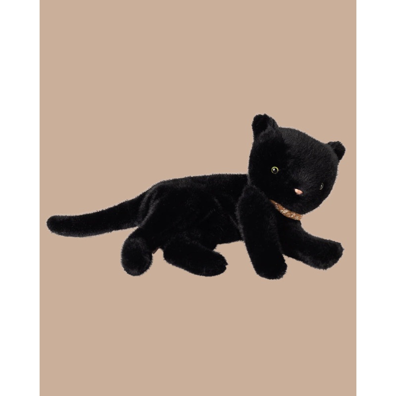 PRE-ORDER: Maileg Sleeping Kitten Plush, Medium - Black (Estimated Ship Date: Late November)