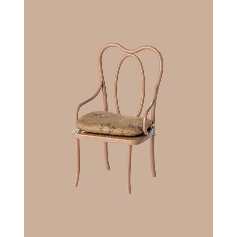PRE-ORDER: Maileg Vintage Chair, Mini - Dark Powder (Estimated Ship Date: Early October)