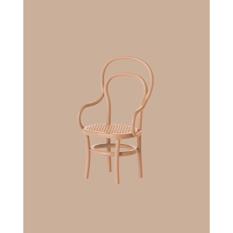 PRE-ORDER: Maileg Vintage Chair, Mouse Size - Dark Powder (Estimated Ship Date: Late September)