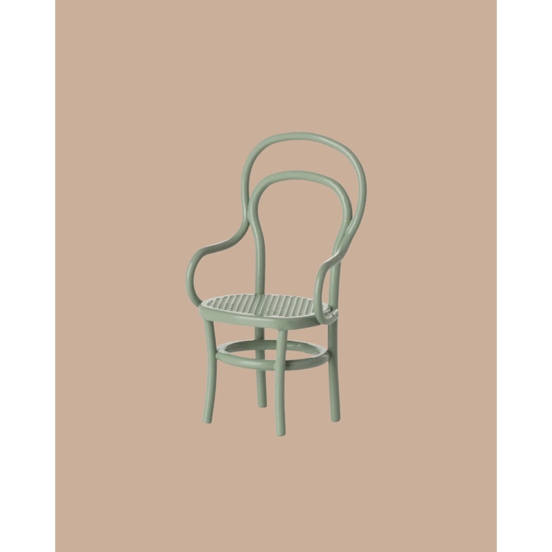 PRE-ORDER: Maileg Vintage Chair, Mouse Size - Mint (Estimated Ship Date: Late September)