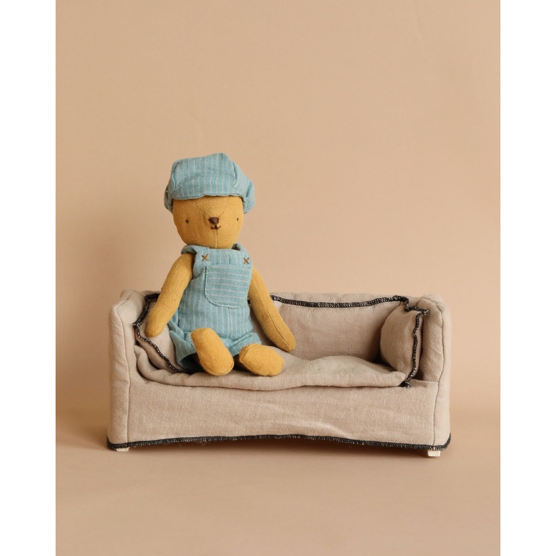 Maileg Extra Clothing: Overall and Cap for Teddy Junior