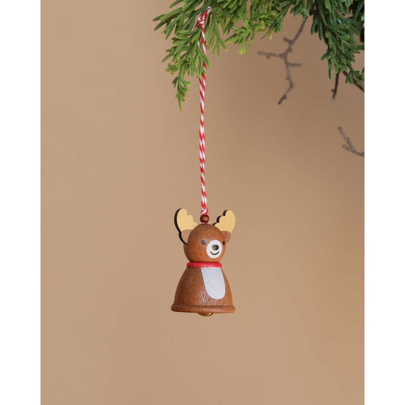 Wooden Reindeer Ornament