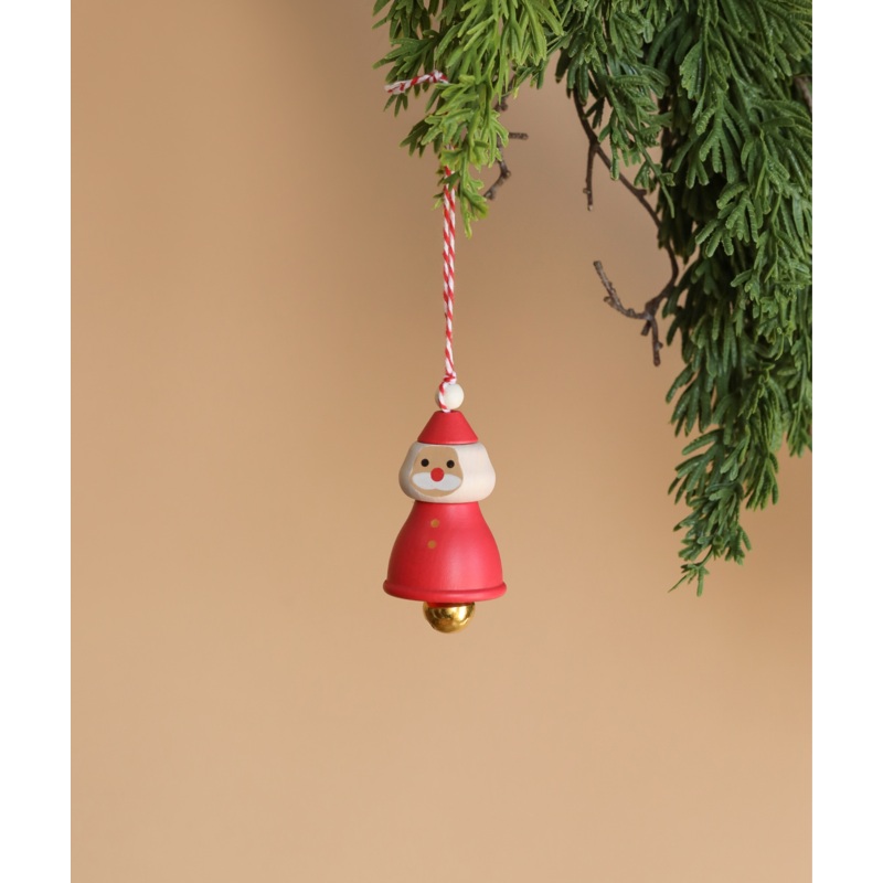 Wooden Santa Ornament