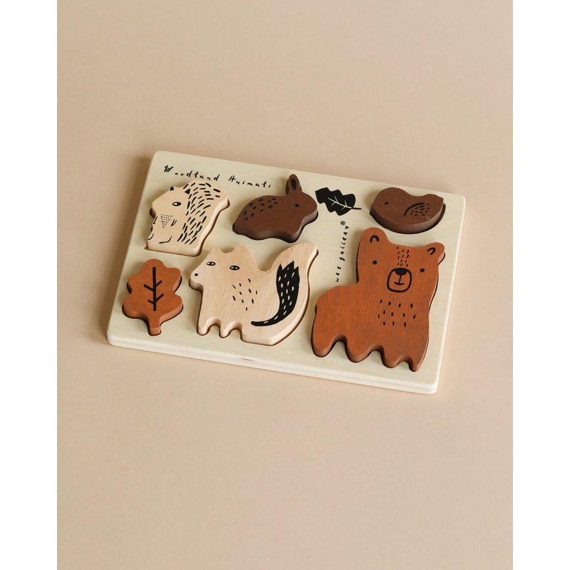 Wooden Tray Puzzle - Woodland Animals