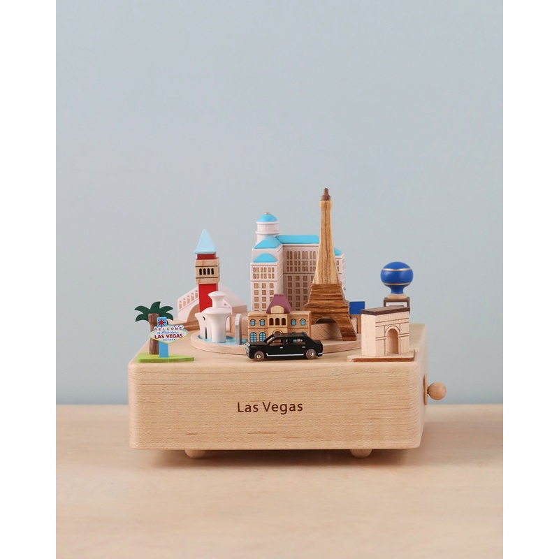 Las Vegas Wooden Music Box