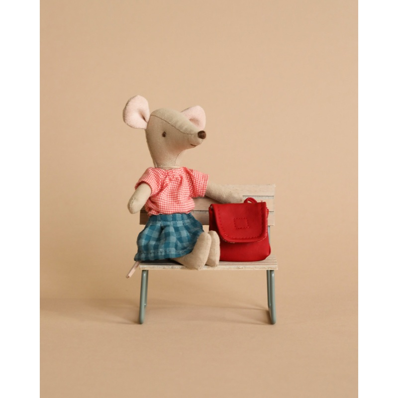 Maileg Big Sister With Backpack - Red