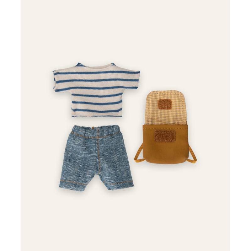 Maileg Extra Clothing: Clothes & Bag for Big Brother