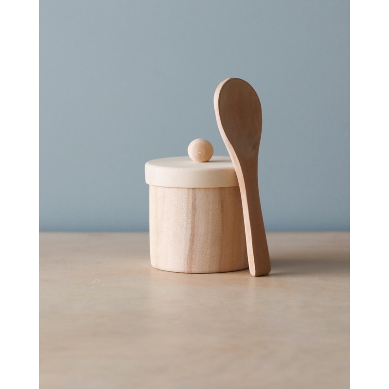 Wooden Doll Feeding Set