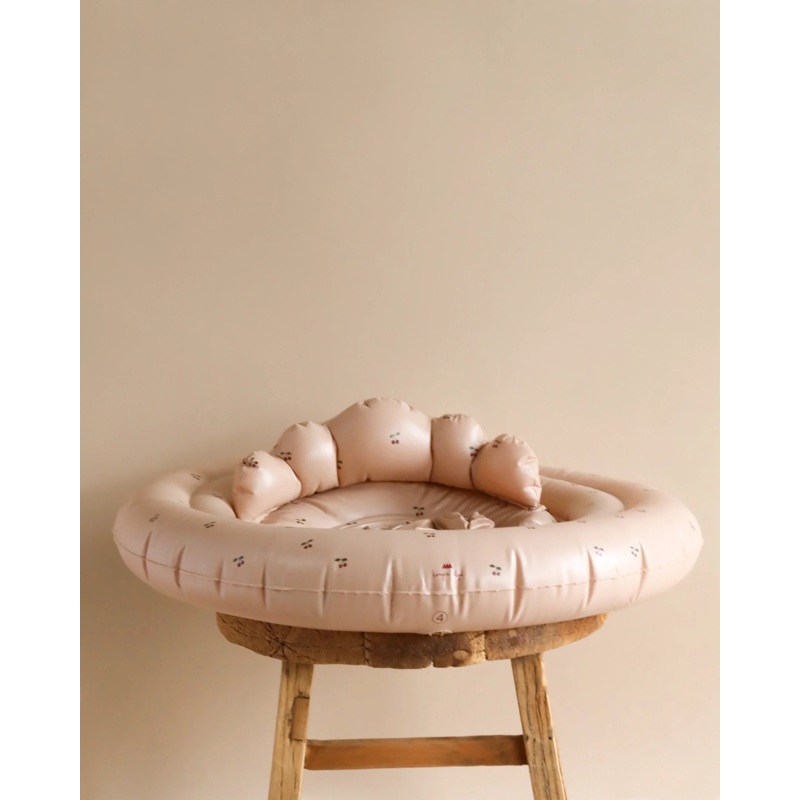 Inflatable Baby Swim Ring - Blush Cherry