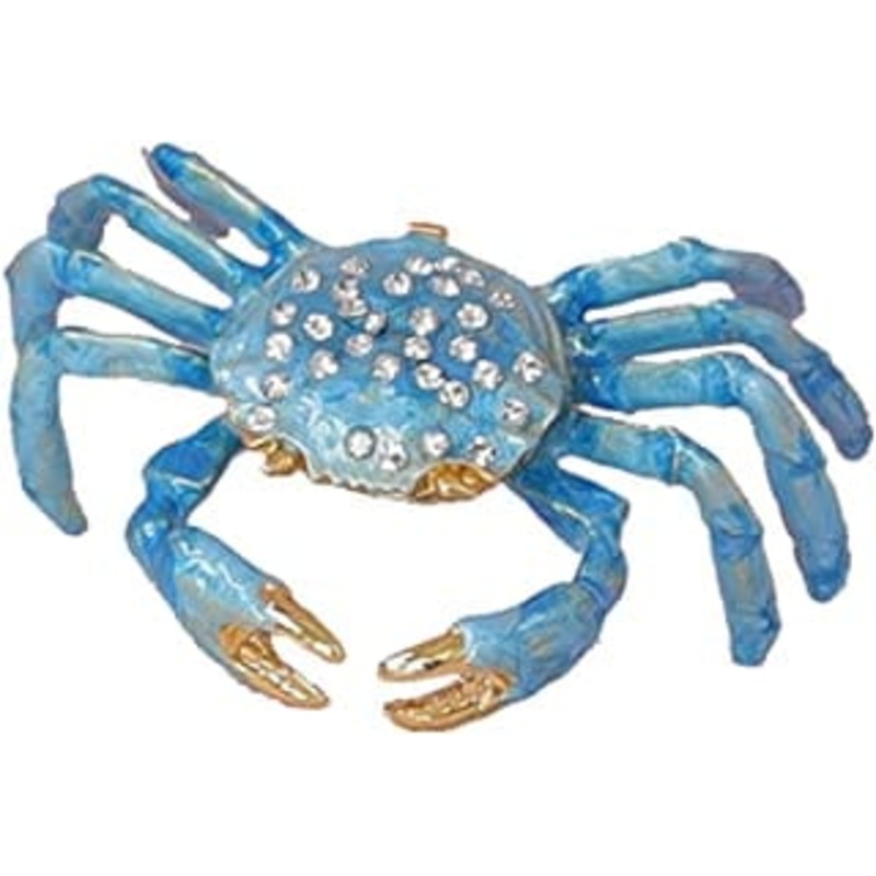 Blue Crab Trinket Box