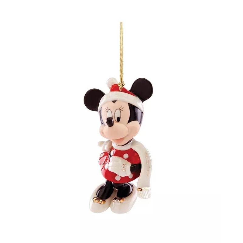 Minnie Mouse Winter Ornaments Gold-plated by Lenox