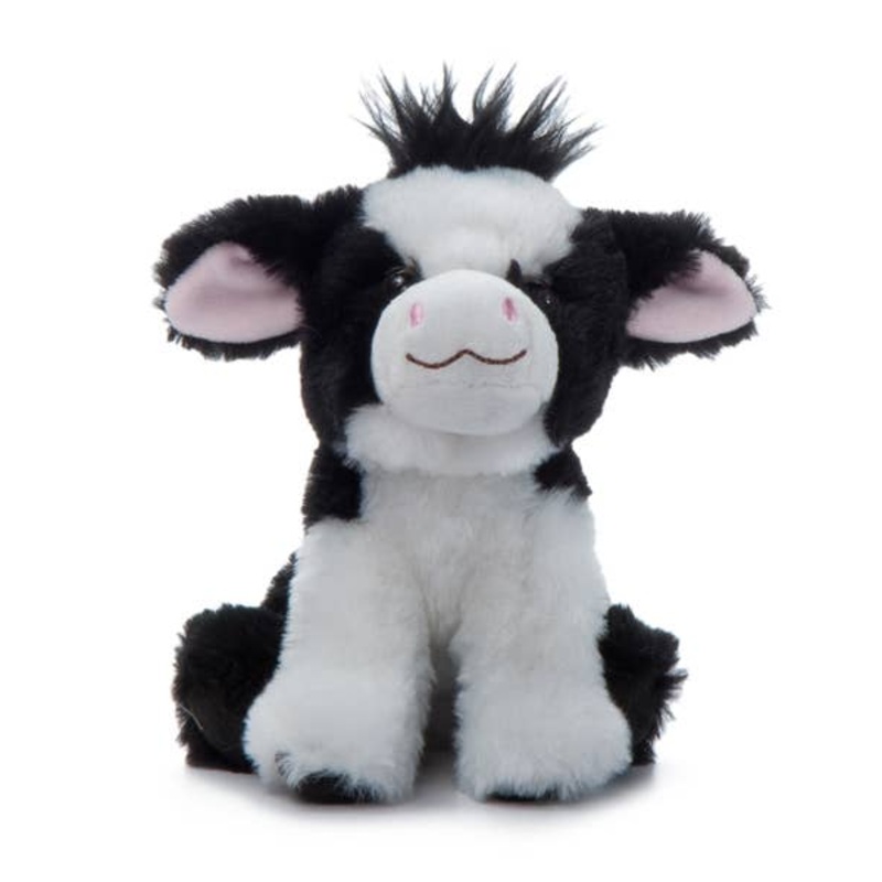 Plush Recycled 6" Stuffed Cow