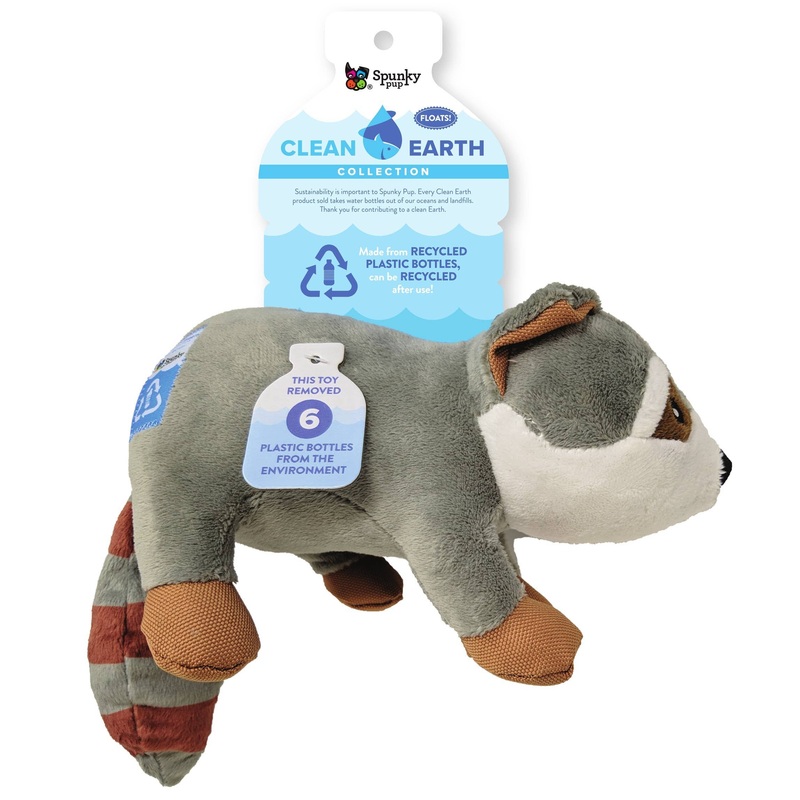 Clean Earth Plush Raccoon