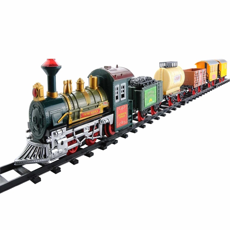 Northlight Ready to Play Animated Continental Express (18 Pieces) Battery Powered Model Train Set