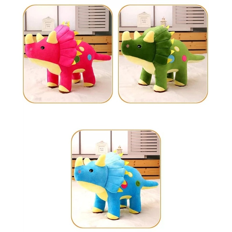 Baby Triceratops Plush Stuffed Animal - 16"
