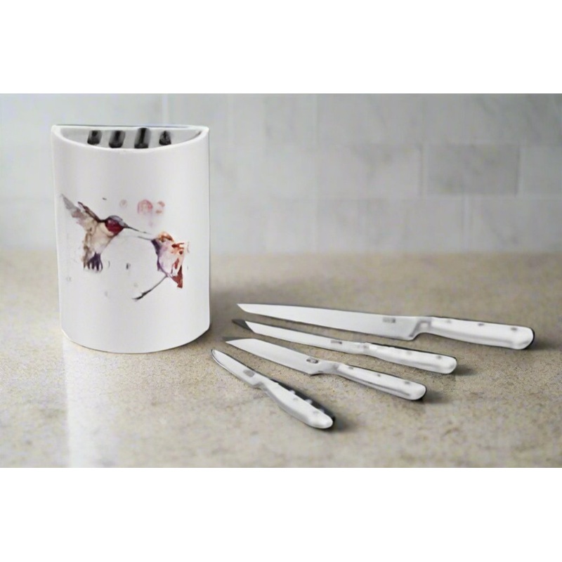 Big Sky Carvers Hummingbird Block Knife Set