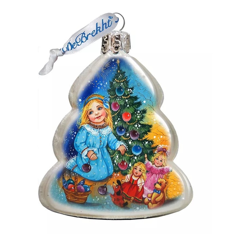 DeBrekht Decorating Tree Glass Ornament Handcrafted Christmas Decor Made in USA