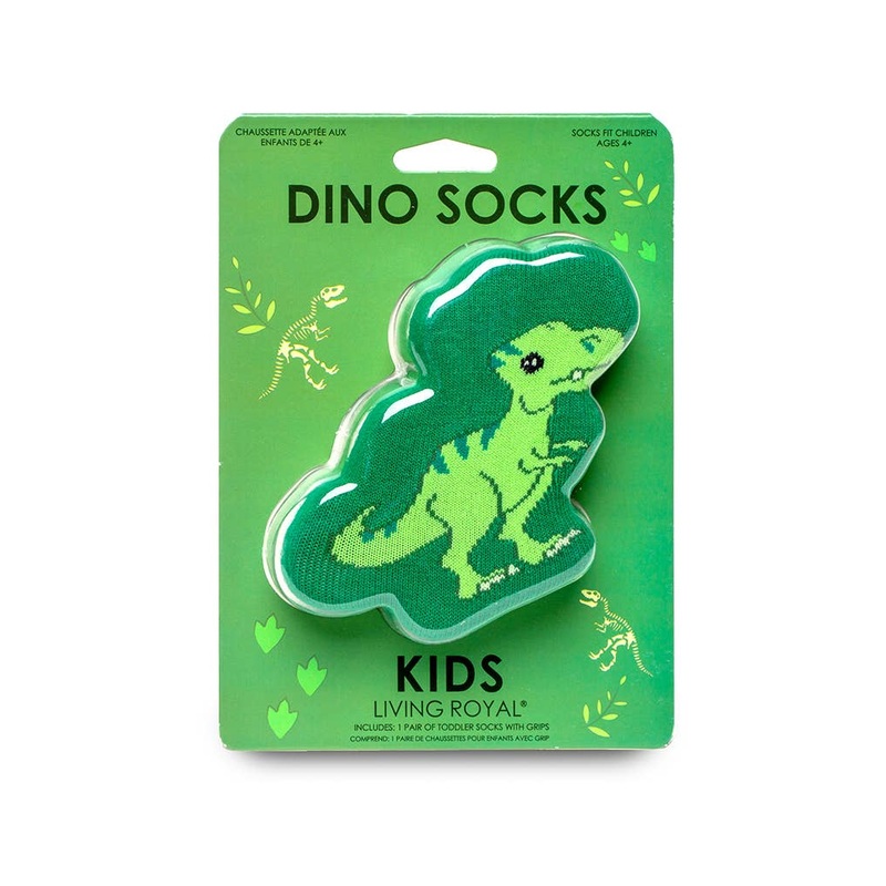 Kids Dino 3D Socks By Living Royal