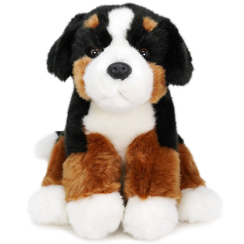 Plush Bernese Mountain Dog 12.5 Inch Stuffed Dog Plush Toy