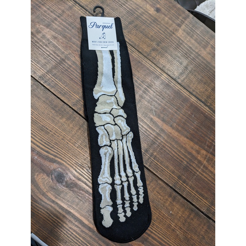 Men's Bones Crew Socks Black