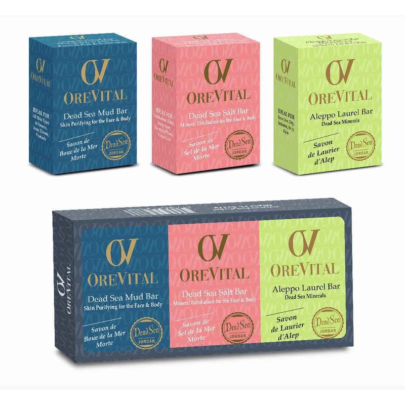 Orevital Trio Variety Mineral Soaps