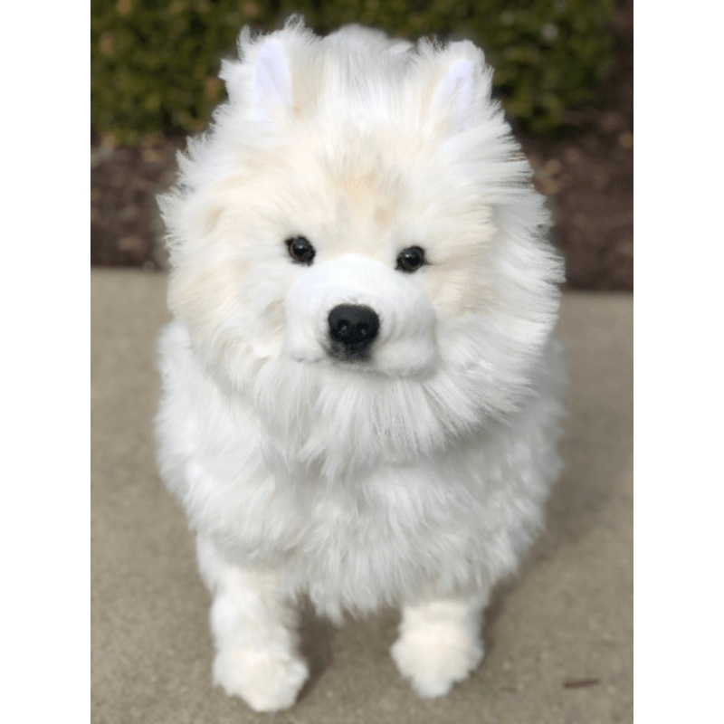JoJo Our Life Size Samoyed Plush Dog