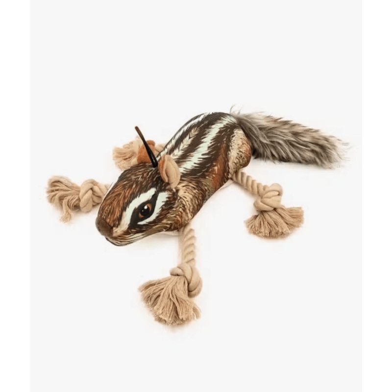 Realistic Chipmunk Dog Toy Moderate Chew-O-Meter Rating Super Cute!