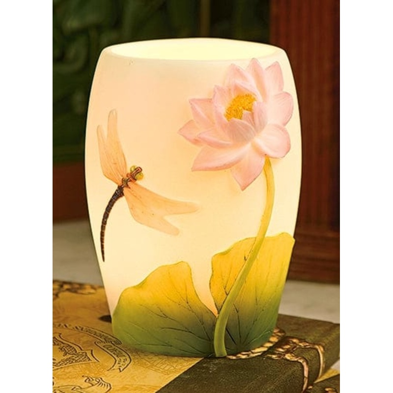 Dragonfly & Water Lily Night Lamp