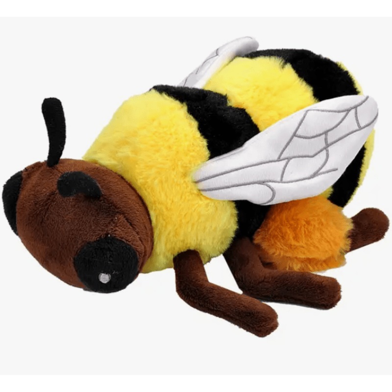Plush Honey Bee Realistic Eco-Friendly Recycled Plastic