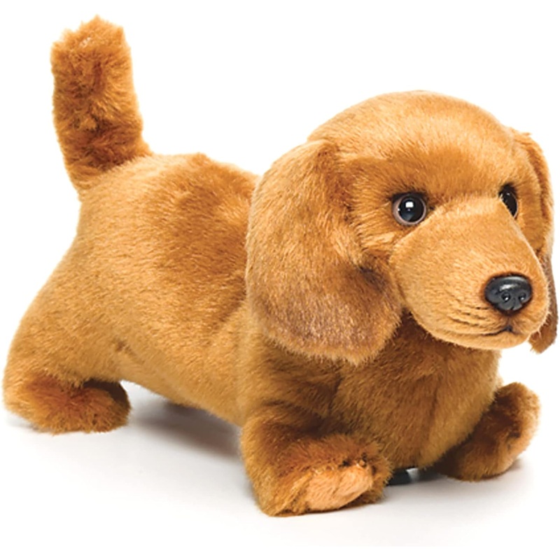 Red Plush Dachshund Puppy by Nat & Jules