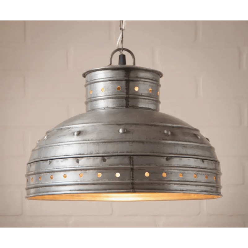 Retro Tin Farmhouse Industrial Metal Pendant Light