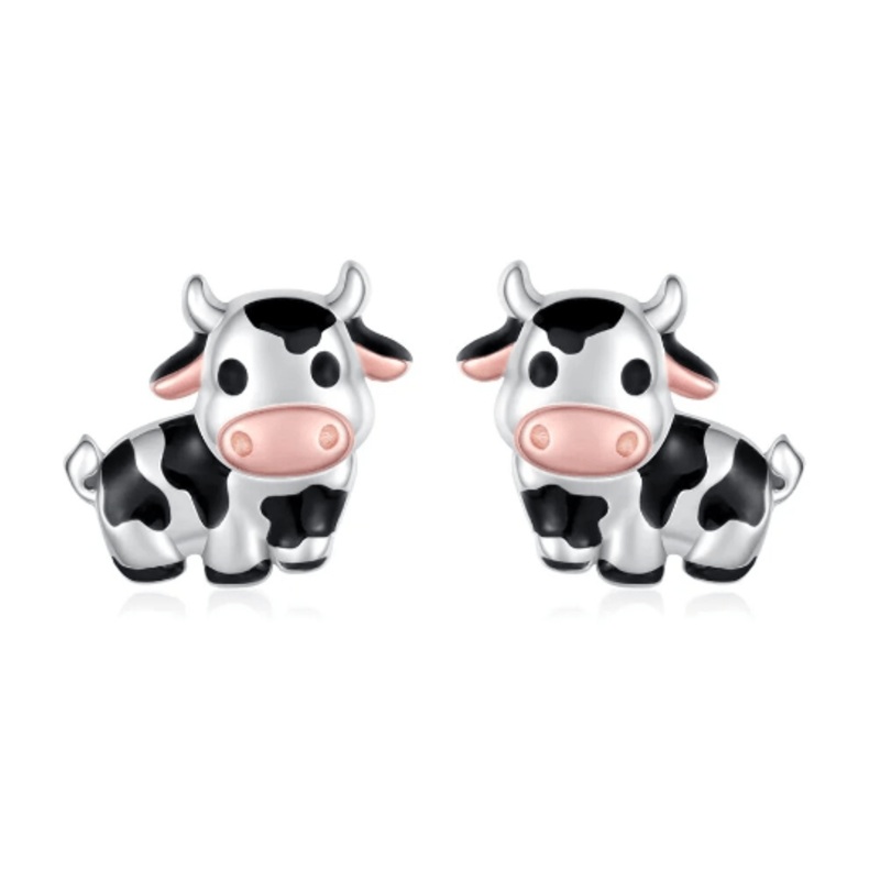 Cow Stud Fashion Earrings